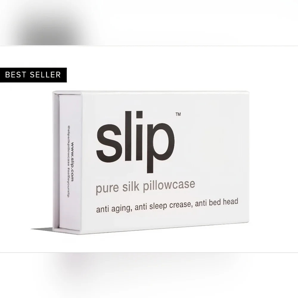 ❤️BUY 2 GET 1 FREE SLIP White Queen Zippered Pillowcase